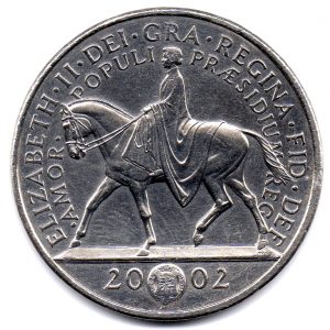 £5 coin 2002 golden jubilee