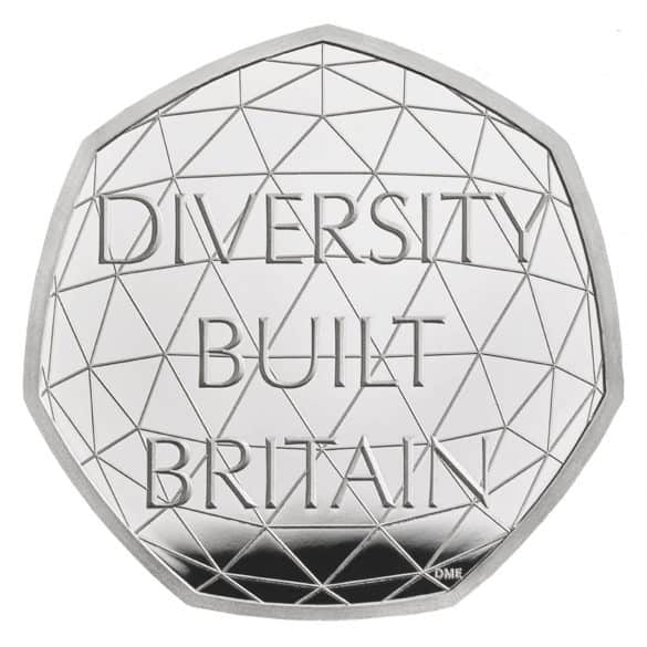 diversity built britain 50p
