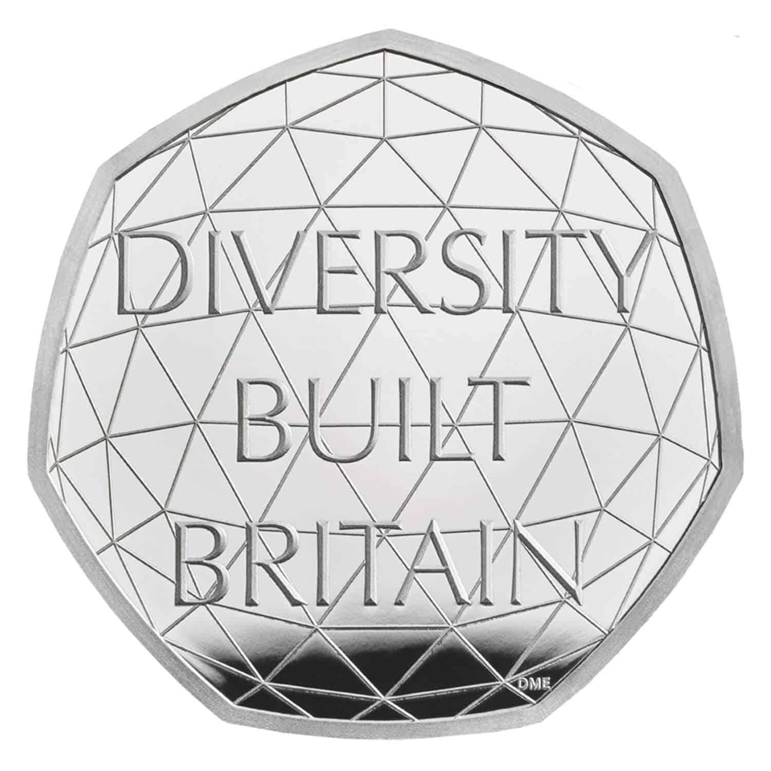DIVERSITY BUILT BRITAIN 50pence PIECES UNCIRCULATED 20 x 50P IN MINT SEALED BAG 