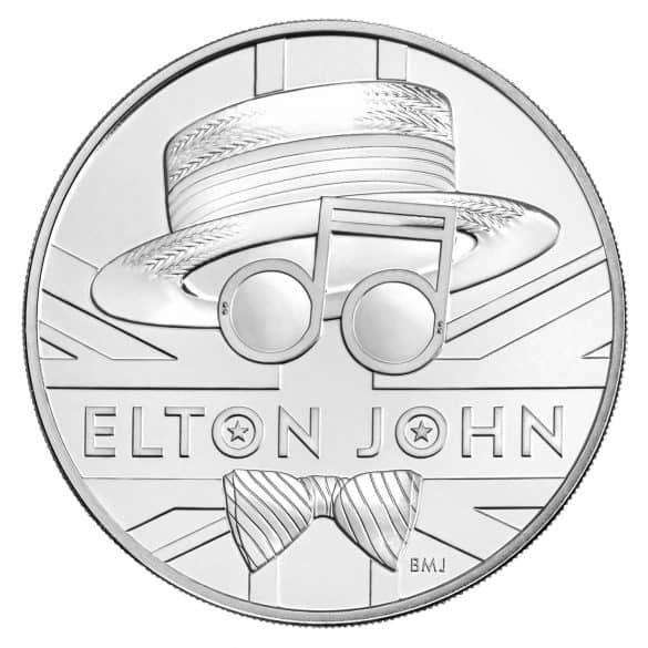 elton john £5 coin